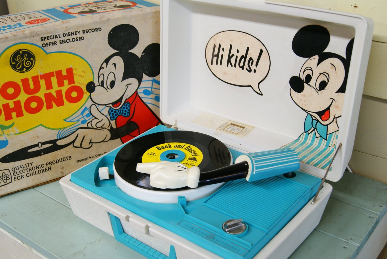 ☆決算特価商品☆ 大幅値引きDISNEYミッキーLP レコードプレイヤー